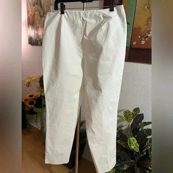 Lafayette New York chrystie white pants size 14 - Picture 3 of 8